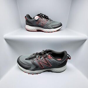 New Balance MT410LR7 Men’s Trail Running Shoes Gray Red Size 8.5 WIDE FOOT BNIB
